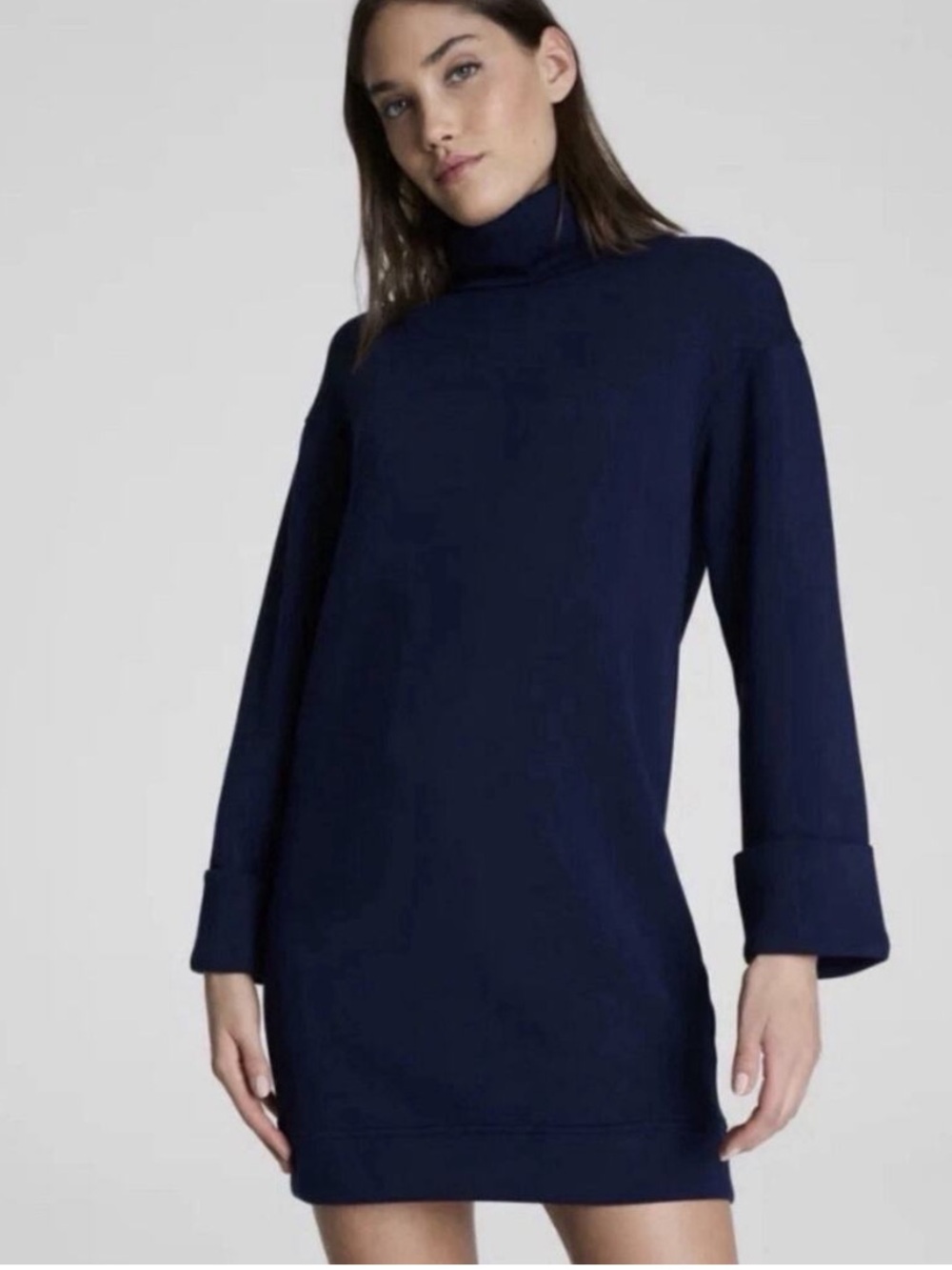 SPANX Air Essentials Black Turtleneck Dress Size XL
